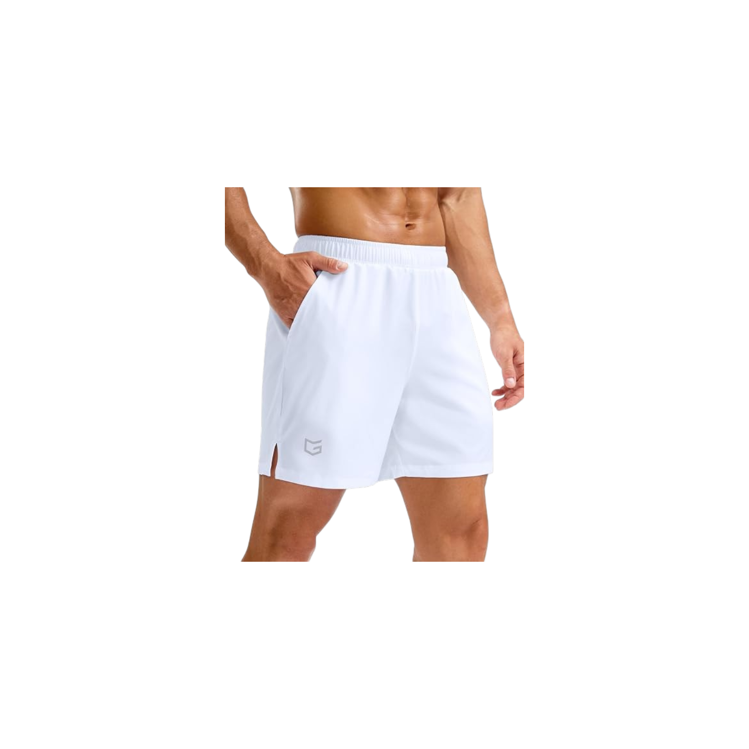 Men's Athletic Running Shorts with Pockets by G Gradual 