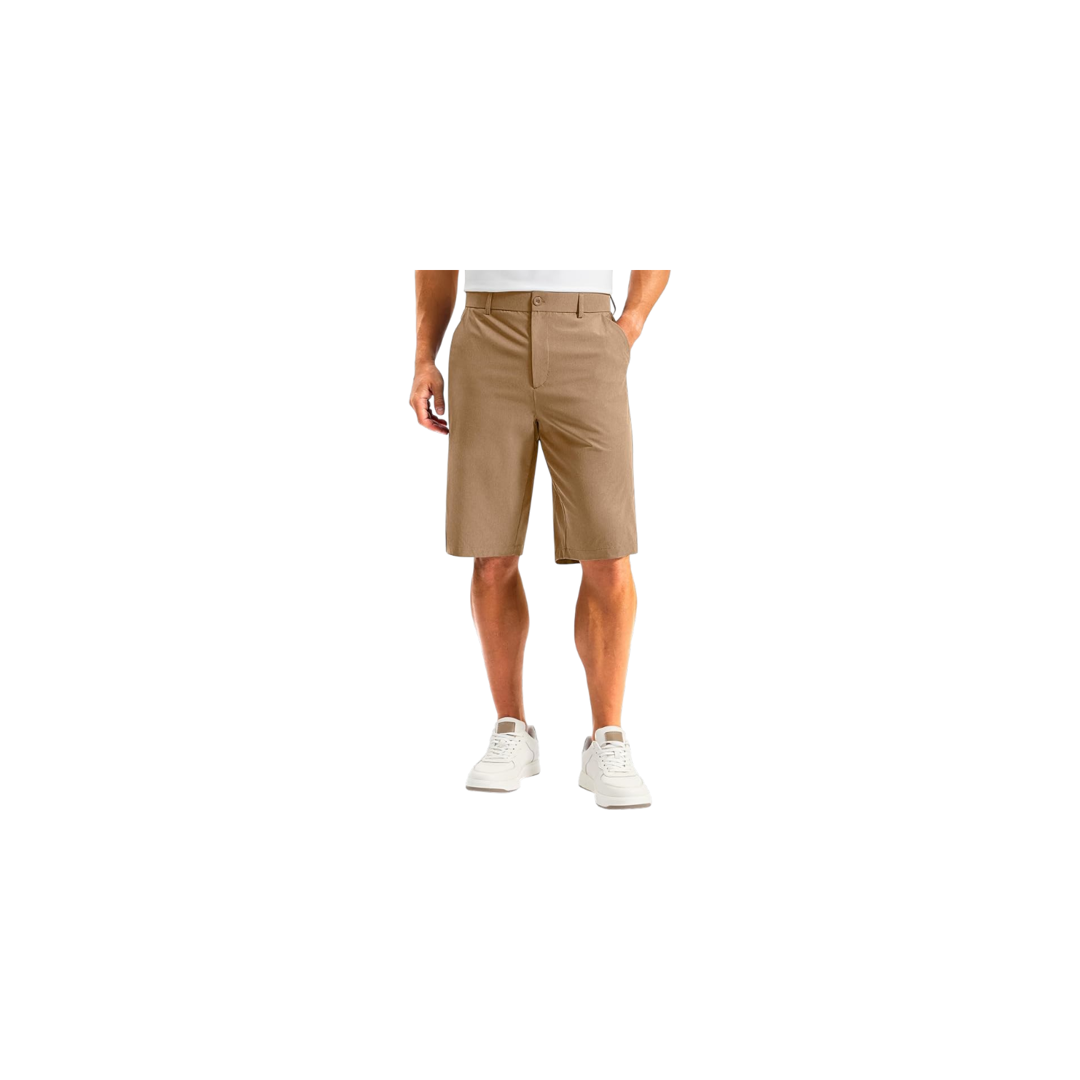 Men's Golf Shorts 12" Long with 4 Pockets by G Gradual