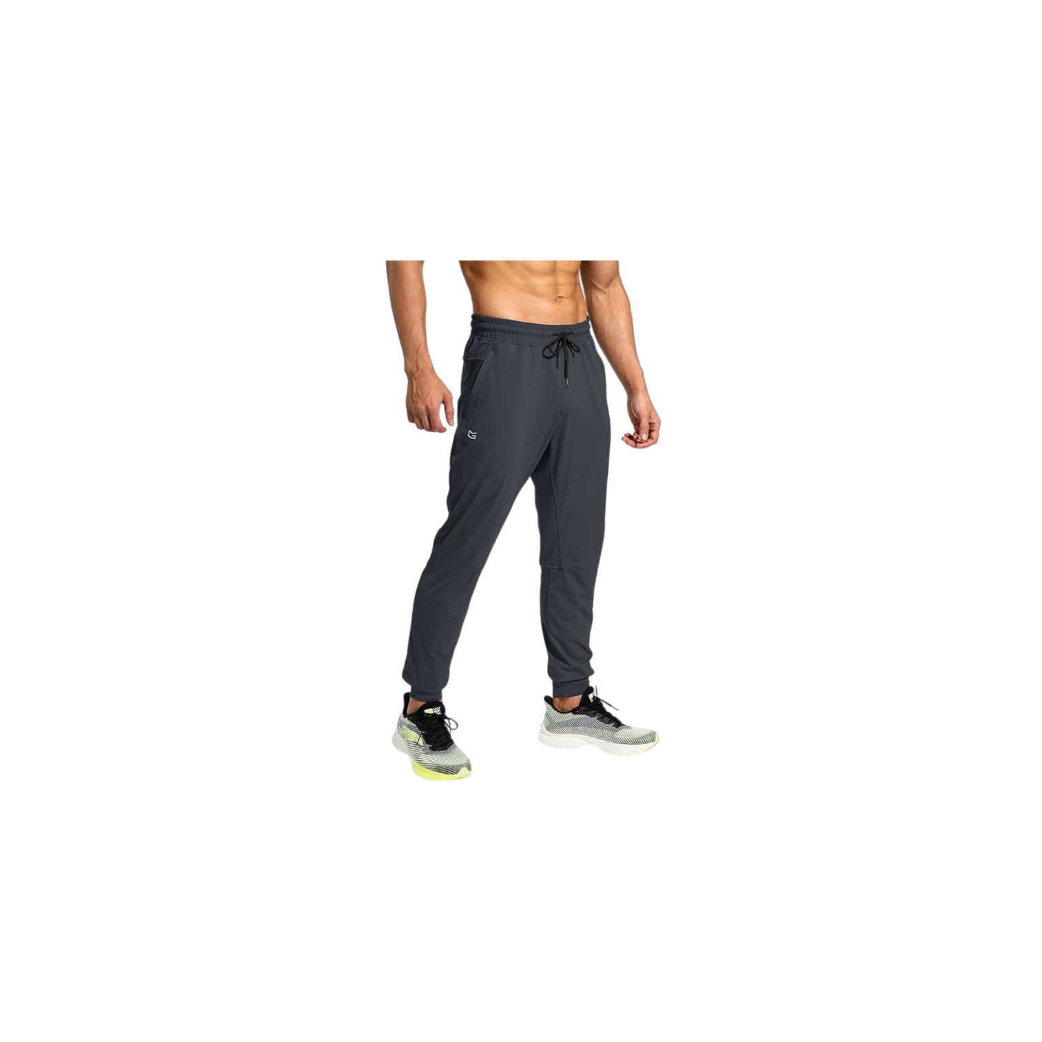 G Gradual Men's Sweatpants with Zipper Pockets 