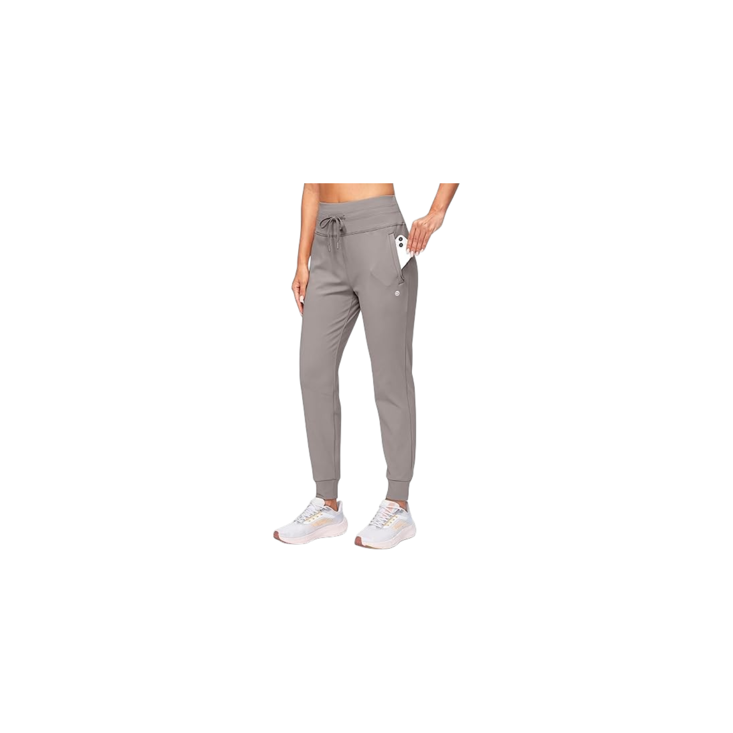 Women's Fleece Lined Joggers High Waisted by G Gradual