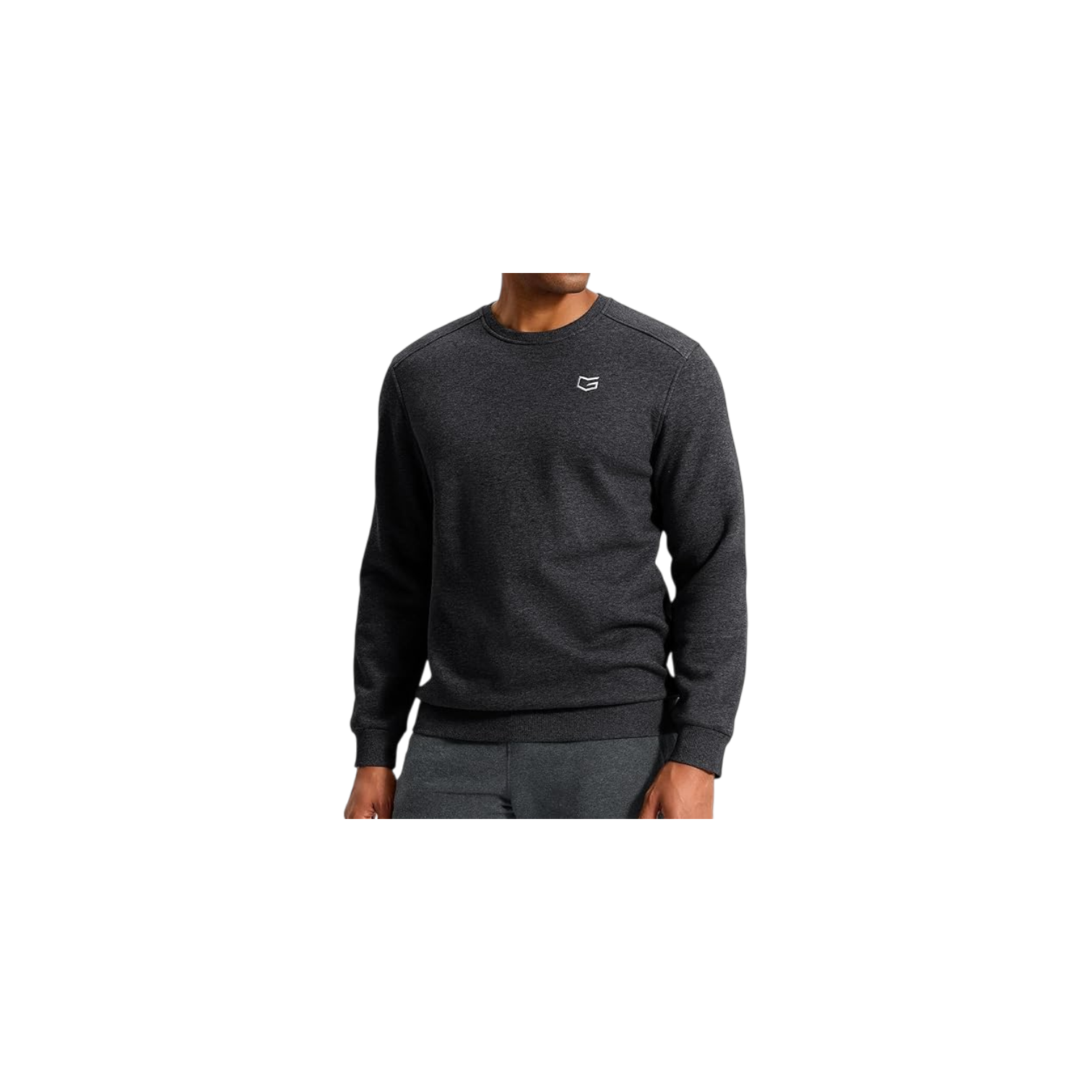 G Gradual Men's Fleece Lined Crewneck Sweatshirt